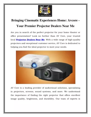 Projector Dealers Near Me Call-9870270414