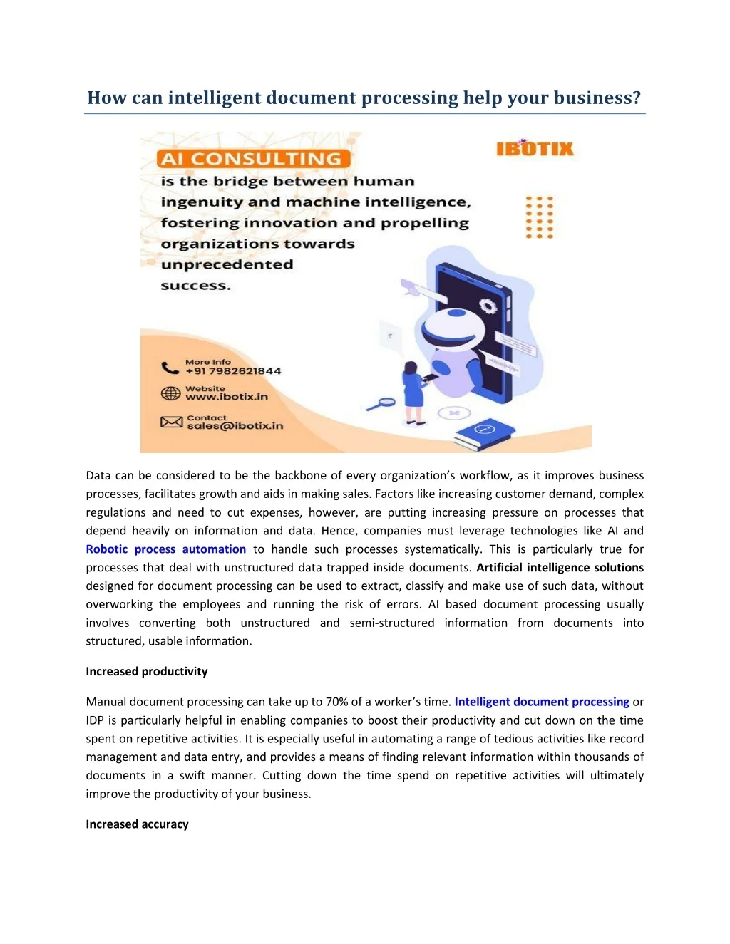 PPT - How can intelligent document processing help your business ...