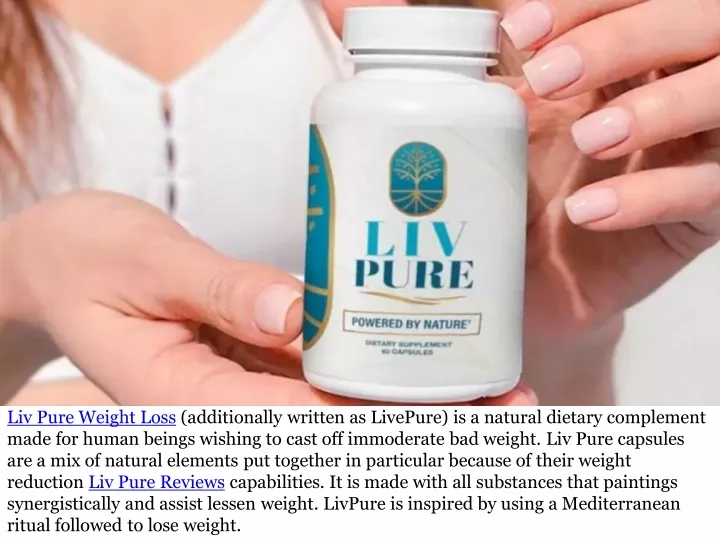 liv pure weight loss additionally written