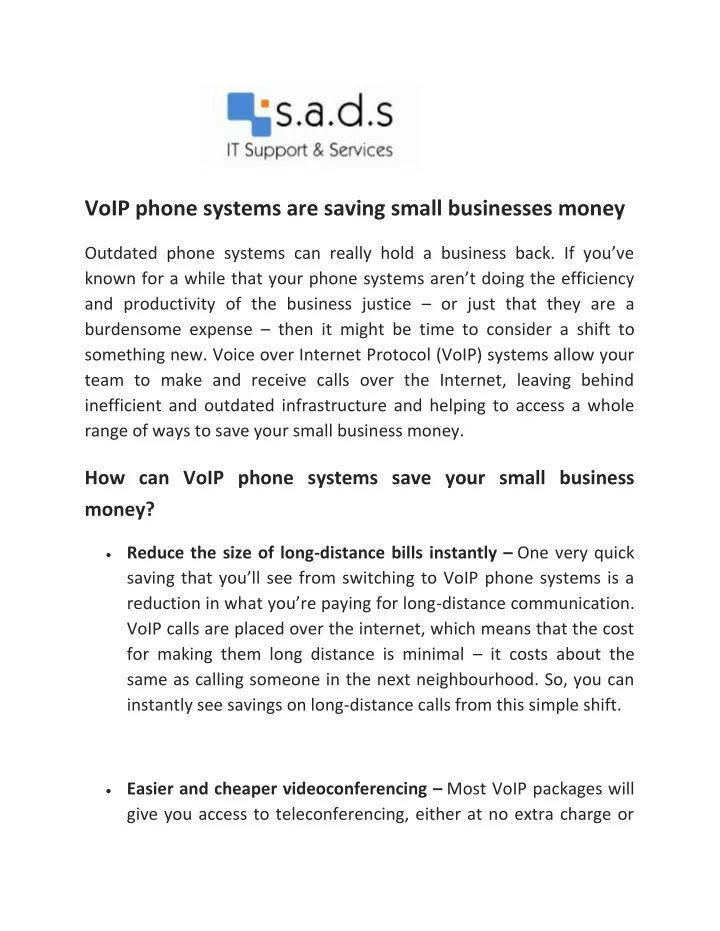 voip phone systems are saving small businesses