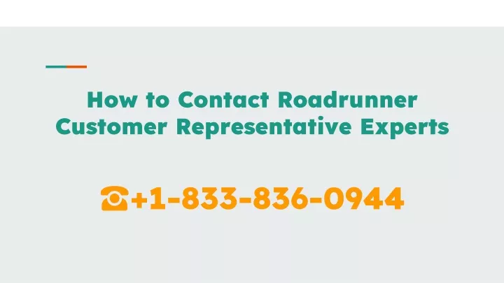 how to contact roadrunner customer representative experts