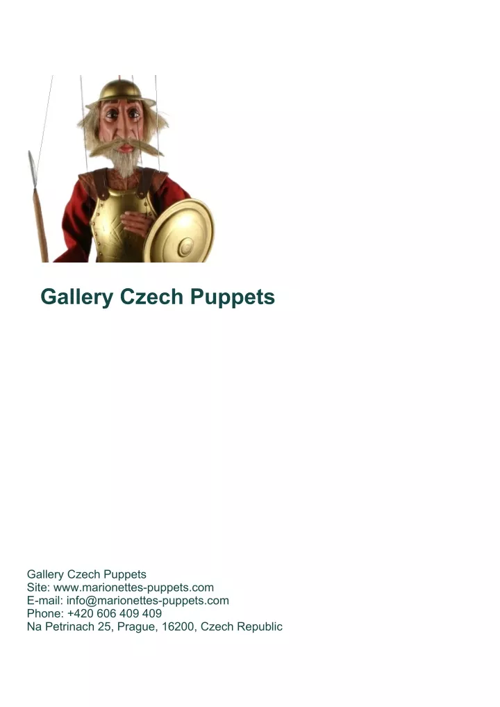 gallery czech puppets