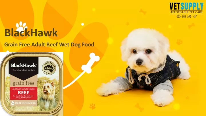 grain free adult beef wet dog food