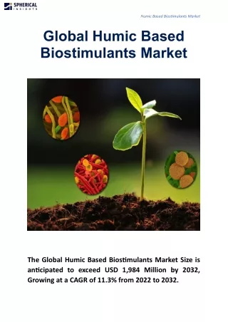 humic based biostimulants market