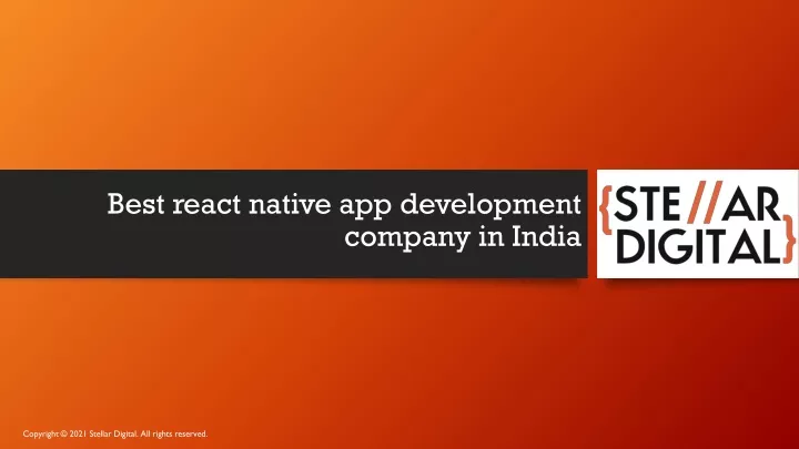 best react native app development company in india