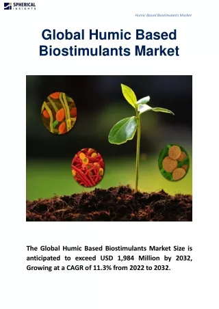global humic based biostimulants market