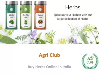 Buy Herbs Online in India