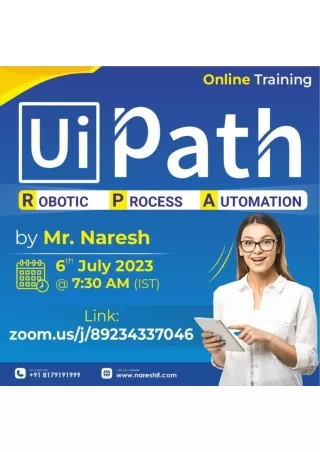 Best online UI Path Training in India 2023