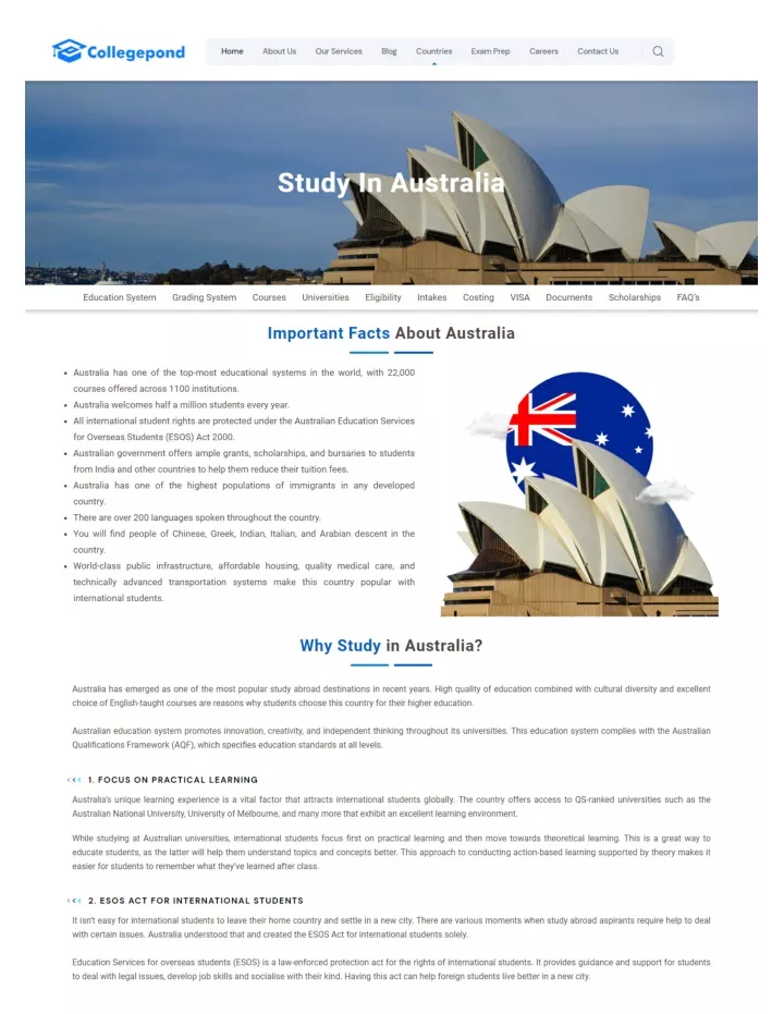 PPT - Study in Australia Colleges, Fees, Cost, Scholarships PowerPoint ...