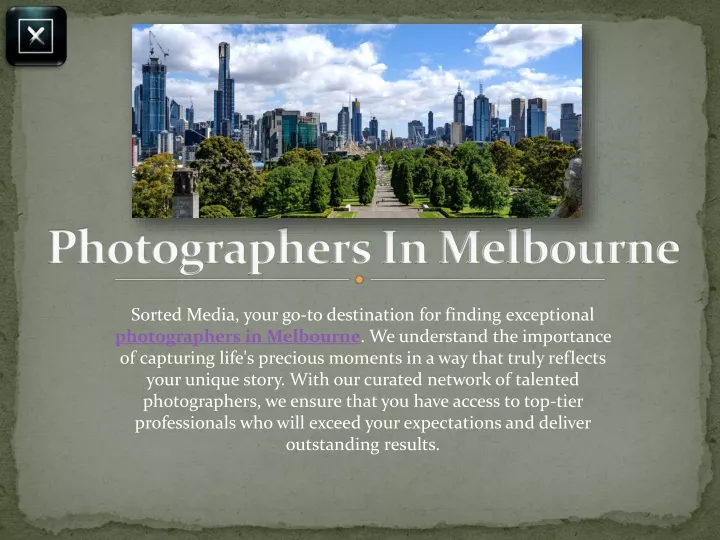 photographers in melbourne