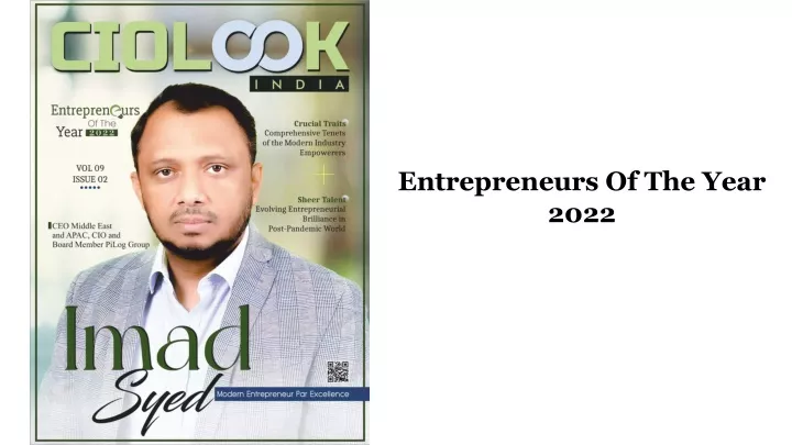 entrepreneurs of the year 2022