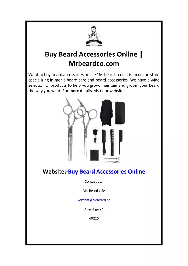 buy beard accessories online mrbeardco com