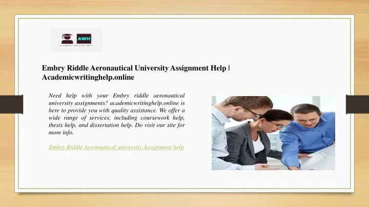 embry riddle aeronautical university assignment