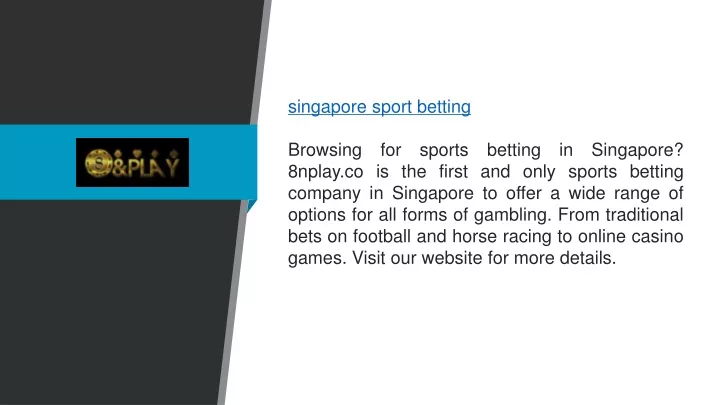 singapore sport betting browsing for sports