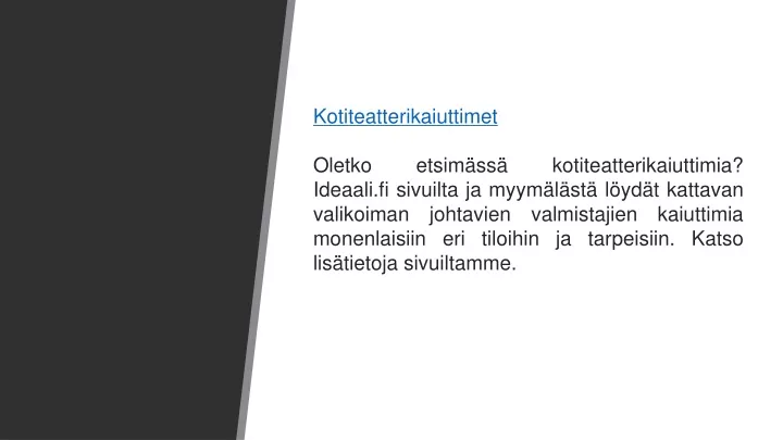 kotiteatterikaiuttimet oletko etsim