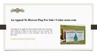 An Appeal To Heaven Flag For Sale  Cedar-sense.com