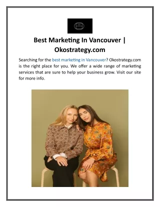 best marketing in vancouver okostrategy com