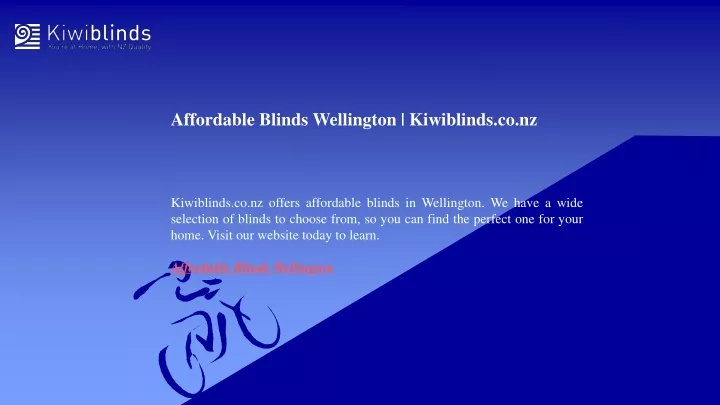 affordable blinds wellington kiwiblinds co nz