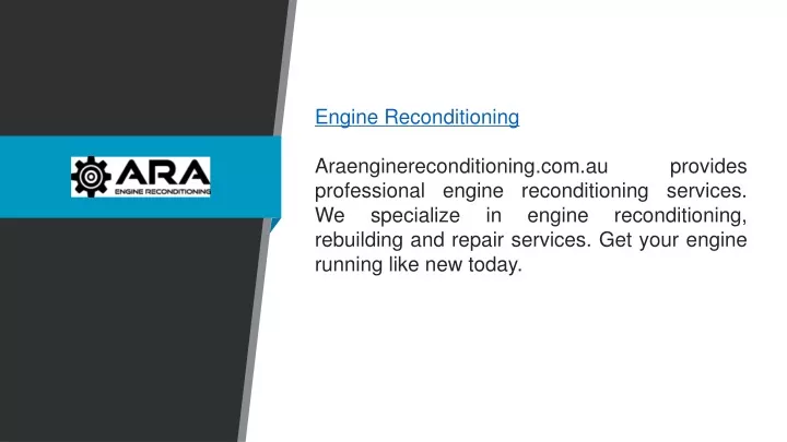 engine reconditioning araenginereconditioning