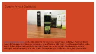custom printed cbd boxes