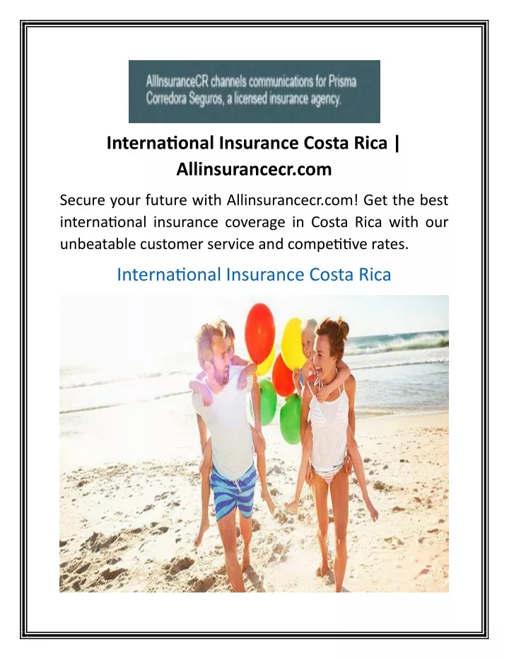 international insurance costa rica allinsurancecr