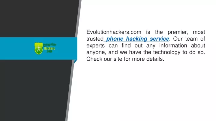 evolutionhackers com is the premier most trusted