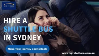 Hire a Shuttle Bus in Sydney | Here to There Coaches