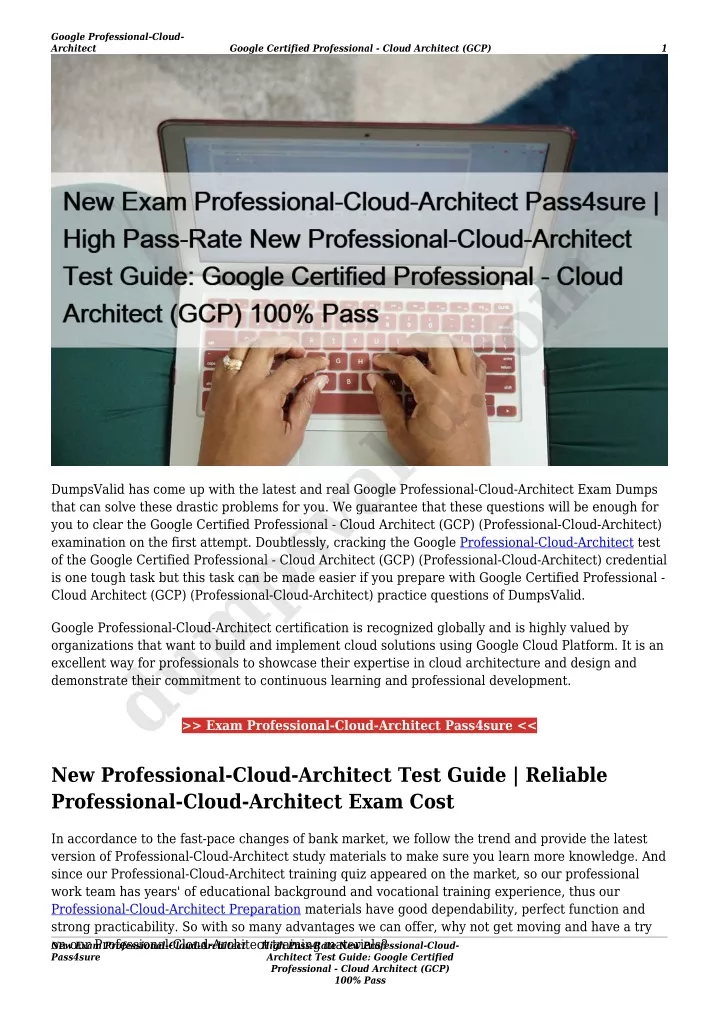 google professional cloud architect