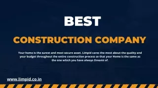 Best Construction Company in Indore - Construction Company