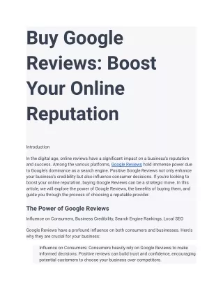 Buy Google Reviews_ Boost Your Online Reputation
