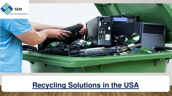 recycling solutions in the usa