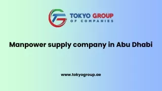 Best Manpower supply company in Abu Dhabi