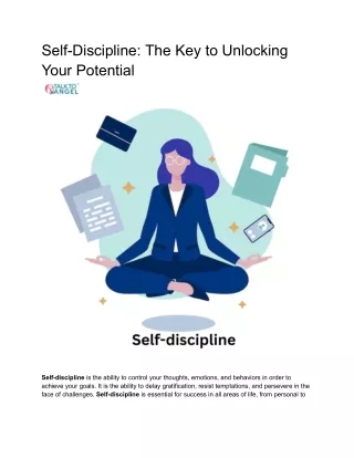 self discipline the key to unlocking your