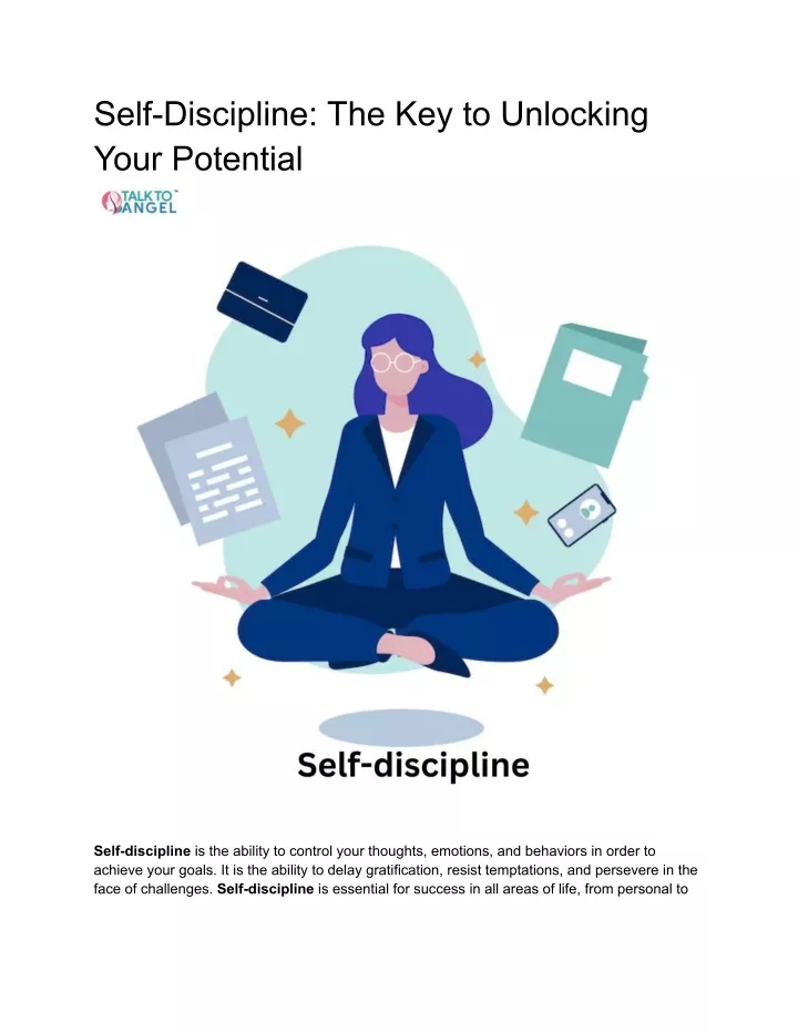 self discipline the key to unlocking your