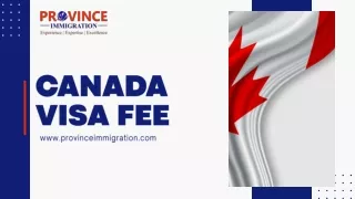 Canada Visa Fee