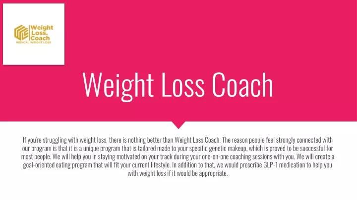 weight loss coach