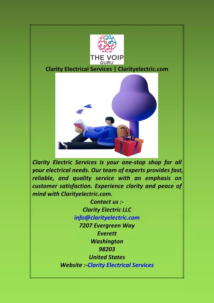 clarity electrical services clarityelectric com