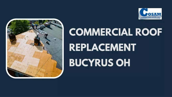 commercial roof replacement bucyrus oh