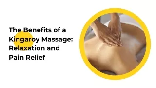 The Benefits of a Kingaroy Massage: Relaxation and Pain Relief
