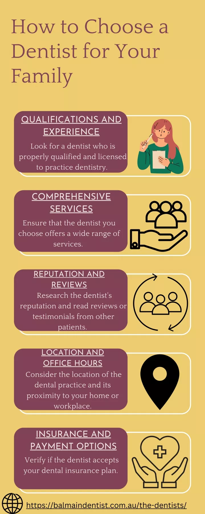 how to choose a dentist for your family