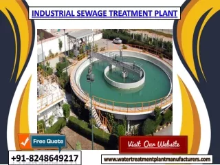 industrial sewage treatment plant
