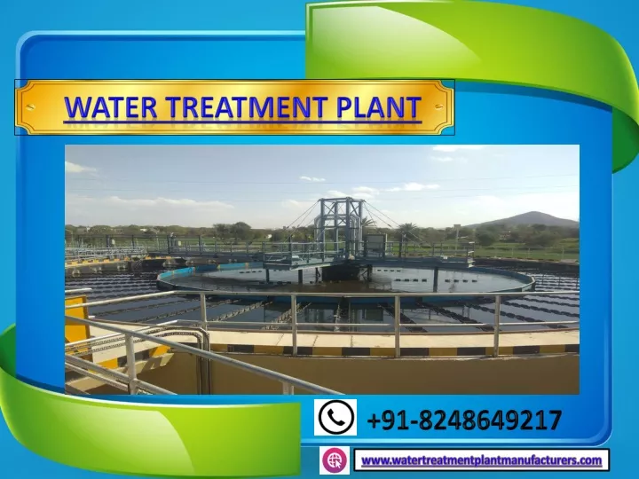 water treatment plant