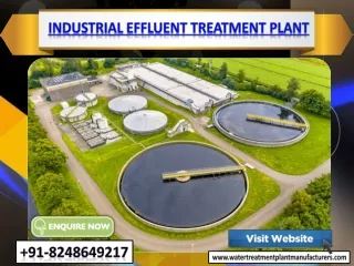 industrial effluent treatment plant
