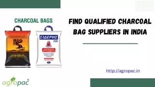 charcoal bags supplier