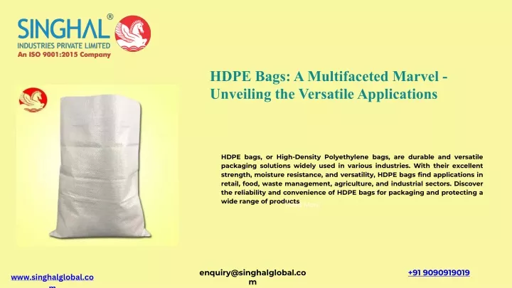 hdpe bags a multifaceted marvel unveiling