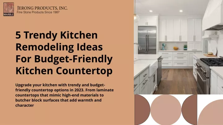 5 trendy kitchen remodeling ideas for budget