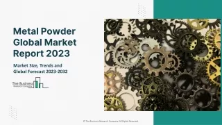 Metal Powder Market 2023-2032: Outlook, Growth, And Demand