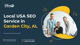 Local USA SEO Service in Garden City, AL