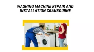 Washing Machine Repair and installation Cranbourne