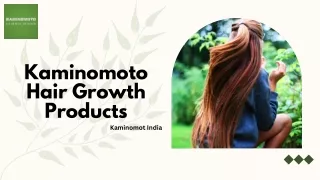 Experience the Power of Kaminomoto India for Hair Regrowth